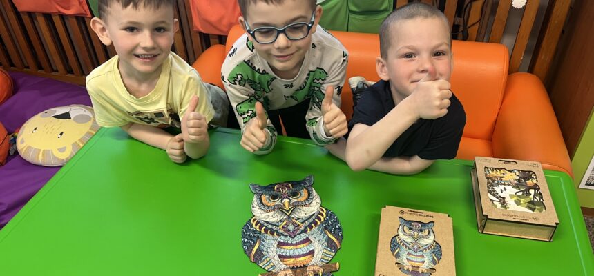 Skládáme puzzle 🦊🐢🦉🦁